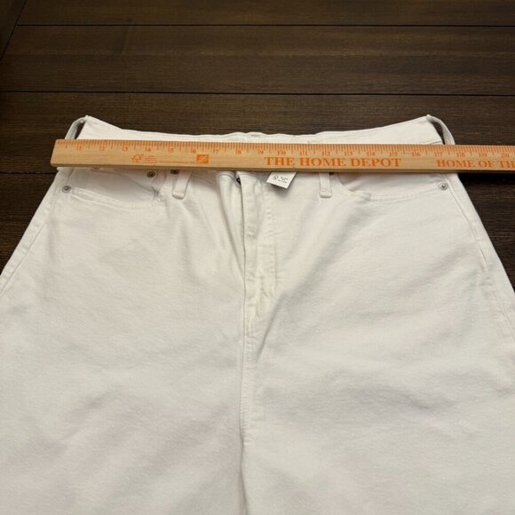 J. Crew Wide-leg denim trouser in white Size 32 - Picture 7 of 16